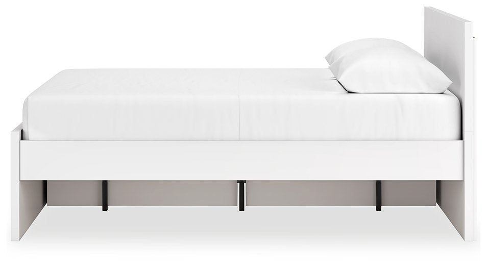 Onita Panel Bed with 1 Side Storage - Half Price Furniture