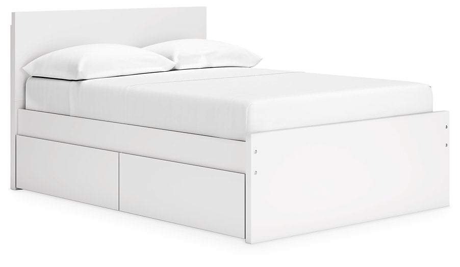 Onita Panel Bed with 2 Side Storage - Half Price Furniture