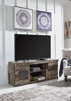 Derekson TV Stand with Electric Fireplace - Half Price Furniture