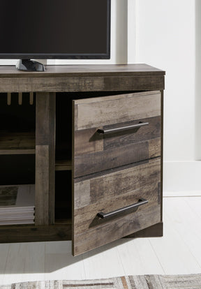 Derekson TV Stand with Electric Fireplace - Half Price Furniture