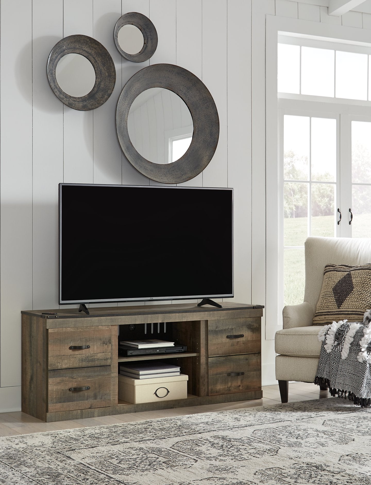 Trinell 3-Piece Entertainment Center with Electric Fireplace - Half Price Furniture