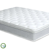 Bird Of Paradise White 11" Euro Pillow Top Mattress, Twin Half Price Furniture