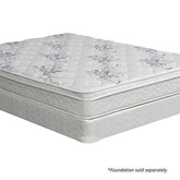 JALEN White 9" Euro Top Mattress, Queen Half Price Furniture