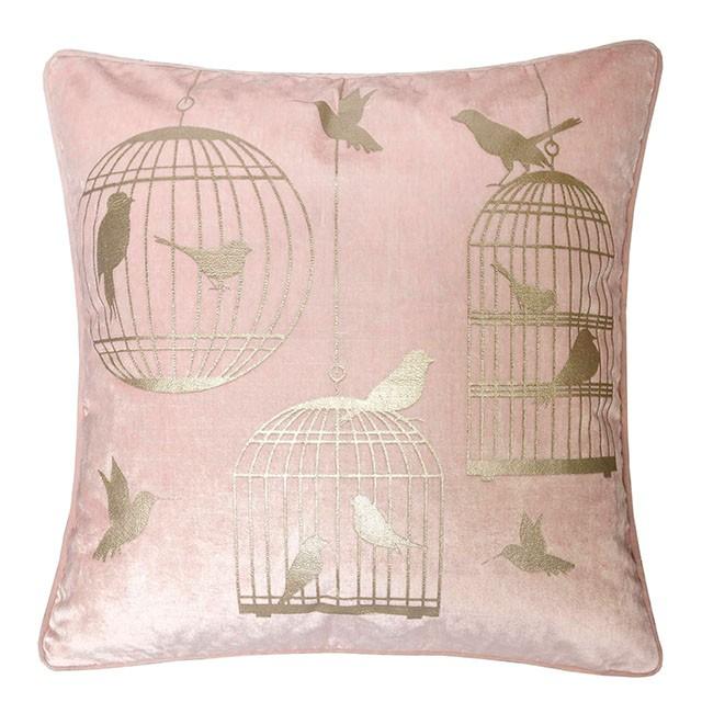 Rina Light Pink 20" X 20" Pillow, Blush Half Price Furniture