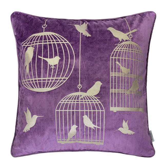 Rina Purple 20" X 20" Pillow, Purple Half Price Furniture