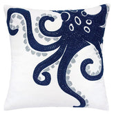 Maura White 20" X 20" Pillow, Octopus Half Price Furniture