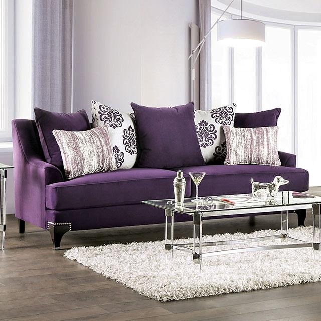Sisseton Purple Sofa Half Price Furniture