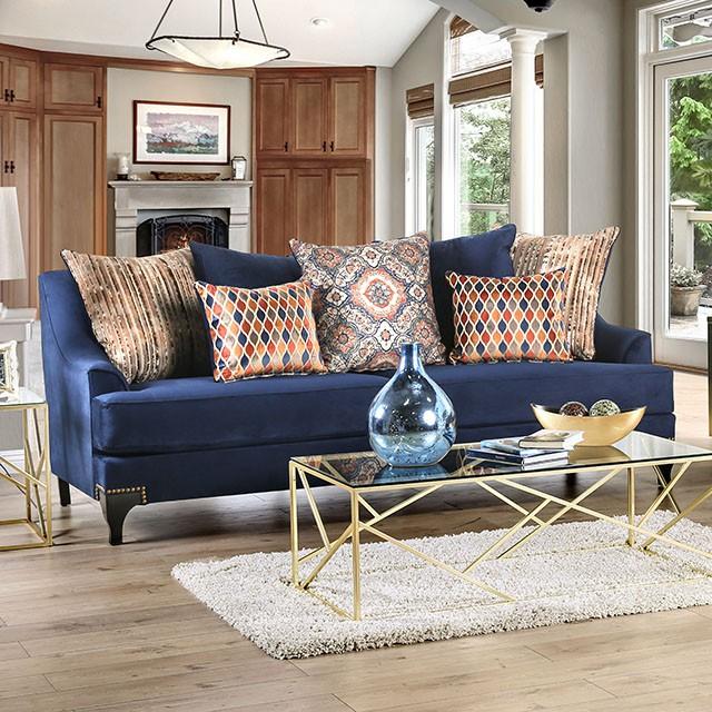 Sisseton Navy Sofa Half Price Furniture