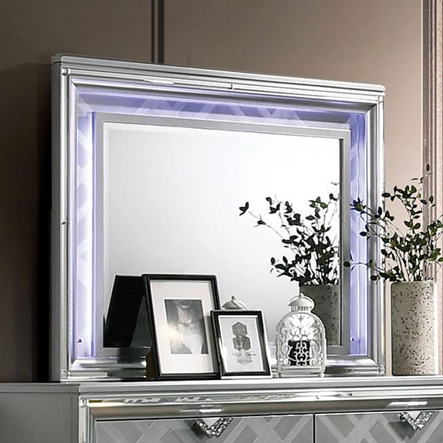EMMELINE Mirror w/ LED Lights Half Price Furniture