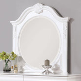 ALECIA Mirror, White Half Price Furniture