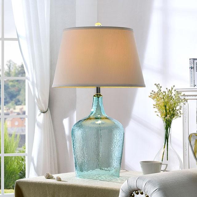 Alex Blue 27"H Table Lamp Half Price Furniture