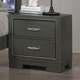 ALISON Night Stand, Dark Walnut Half Price Furniture