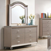 ALLIE Dresser, Rose Gold Half Price Furniture