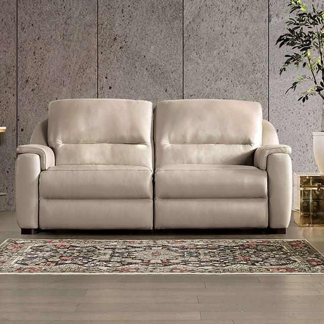 ALTAMURA Power Loveseat, Taupe Half Price Furniture