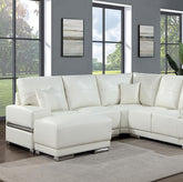 ALTHEA Sectional, White Half Price Furniture