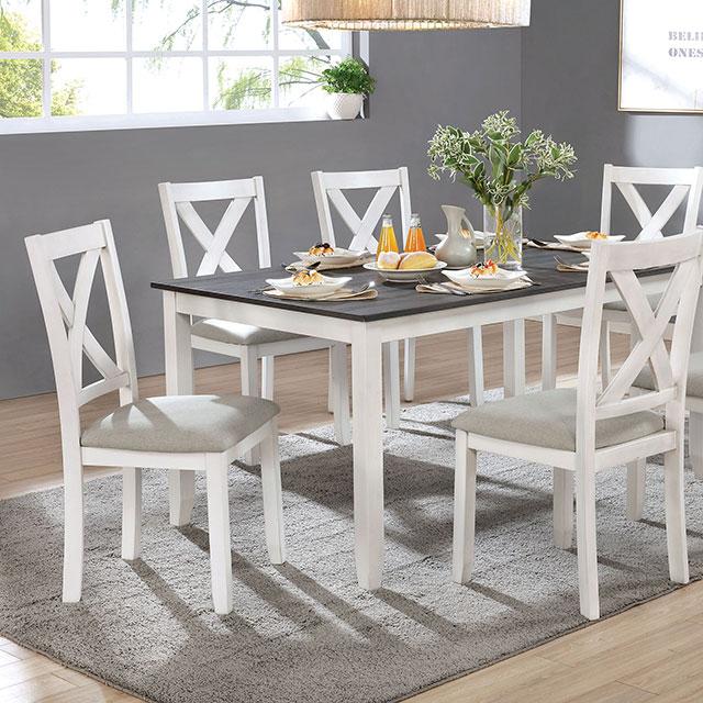 ANYA 7 Pc. Dining Table Set - Dining Room Set - Half Price Furniture