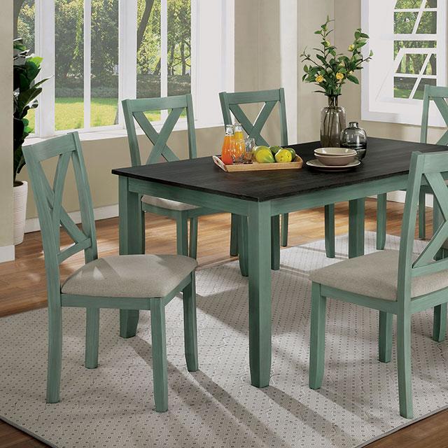 ANYA 7 Pc. Dining Table Set Half Price Furniture