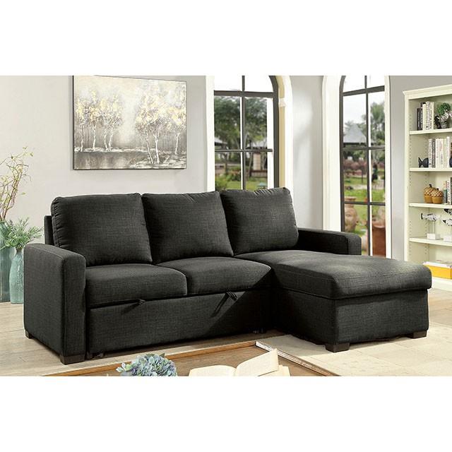 Arabella Dark Gray Sectional Half Price Furniture