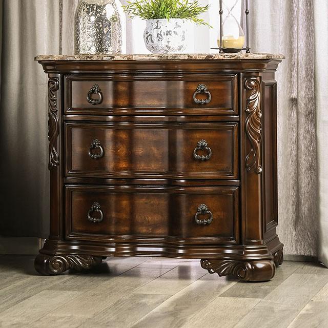 Arcturus Brown Cherry Night Stand Half Price Furniture