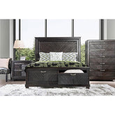 Argyros Espresso Queen Bed Half Price Furniture