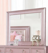 Ariston Rose Pink Mirror Half Price Furniture