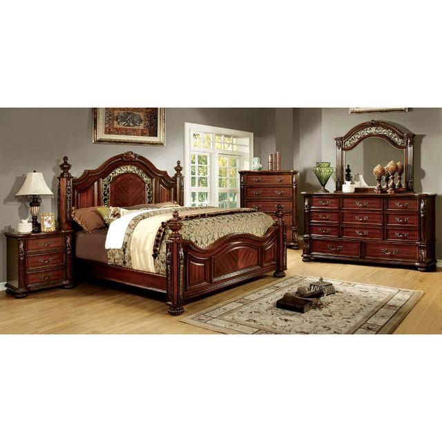 ARTHUR Brown Cherry Night Stand Half Price Furniture