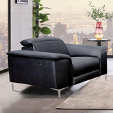 ASCONA Power Recliner, Black Half Price Furniture