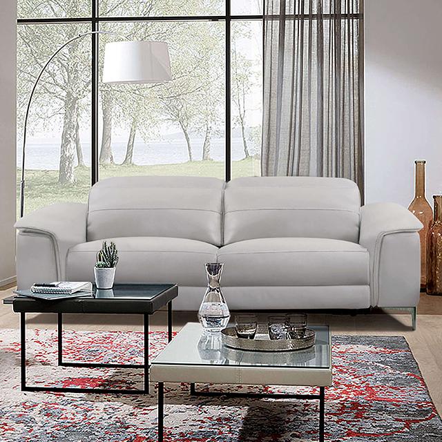 ASCONA Power Sofa, Light Taupe Half Price Furniture