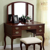 Ashland Cherry Vanity Table Half Price Furniture