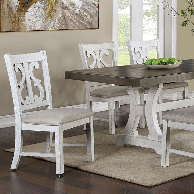 AULETTA Dining Table, Gray Half Price Furniture