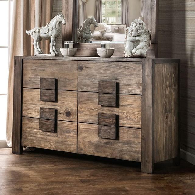 AVEIRO Rustic Natural Tone Dresser Half Price Furniture