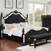 Azha Black E.King Bed Half Price Furniture