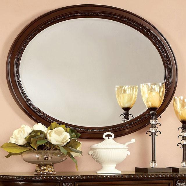 Bellagio Brown Cherry Mirror Half Price Furniture