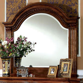 Bellagrand Antique Tobacco Oak Mirror Half Price Furniture