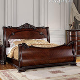 Bellefonte Brown Cherry Cal.King Bed Half Price Furniture