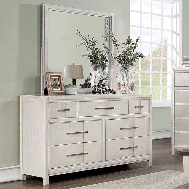 BERENICE Dresser, White Half Price Furniture