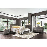 Berenice Gray/Beige E.King Bed Half Price Furniture