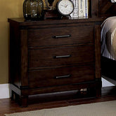 Bianca Dark Walnut Night Stand Half Price Furniture