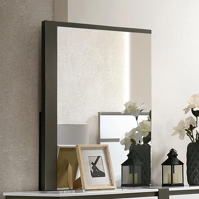 BIRSFELDEN Mirror, White Half Price Furniture