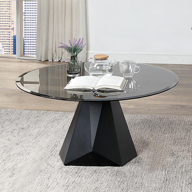 BISHOP Coffee Table, Black/Gray Half Price Furniture