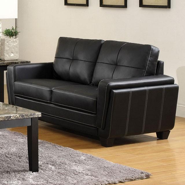 Blacksburg Black Love Seat Half Price Furniture