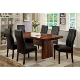 BONNEVILLE I Brown Cherry Dining Table Half Price Furniture