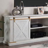 BORREGO TV Stand, Antique White Half Price Furniture