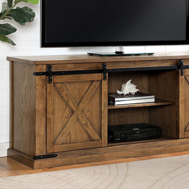 BORREGO TV Stand, Dark Oak Half Price Furniture