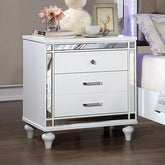 BRACHIUM Night Stand, White Half Price Furniture