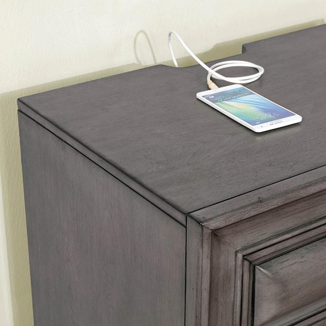 Brandt Gray Night Stand Half Price Furniture