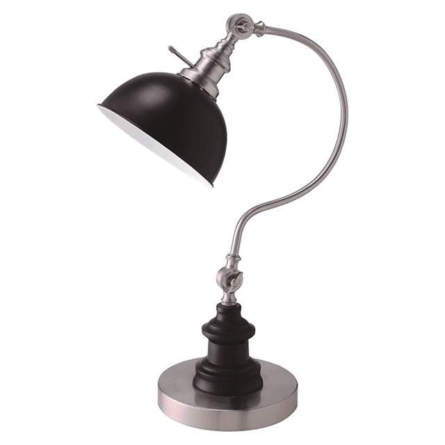 Briar Stain Nickel Table Lamp Half Price Furniture