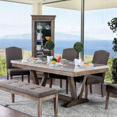 Bridgen Natural Dining Table Half Price Furniture