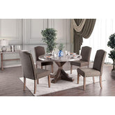 Bridgen Natural Round Dining Table Half Price Furniture