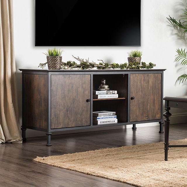 Broadland Medium Weathered Oak 60" TV Stand Half Price Furniture